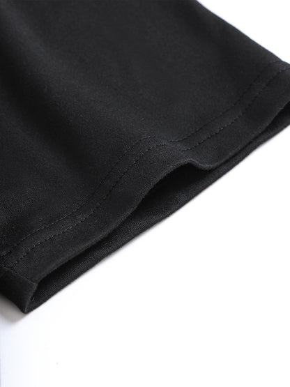 Blackpink Graphic Women's T-Shirt - Casual Short Sleeve Round Neck, Stretchy Polyester Blend, Embossed Floral & Letter Design, Perfect for Spring/Summer/Fall SS69