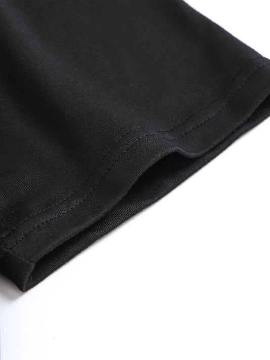 Blackpink Graphic Women's T-Shirt - Casual Short Sleeve Round Neck, Stretchy Polyester Blend, Embossed Floral & Letter Design, Perfect for Spring/Summer/Fall SS69