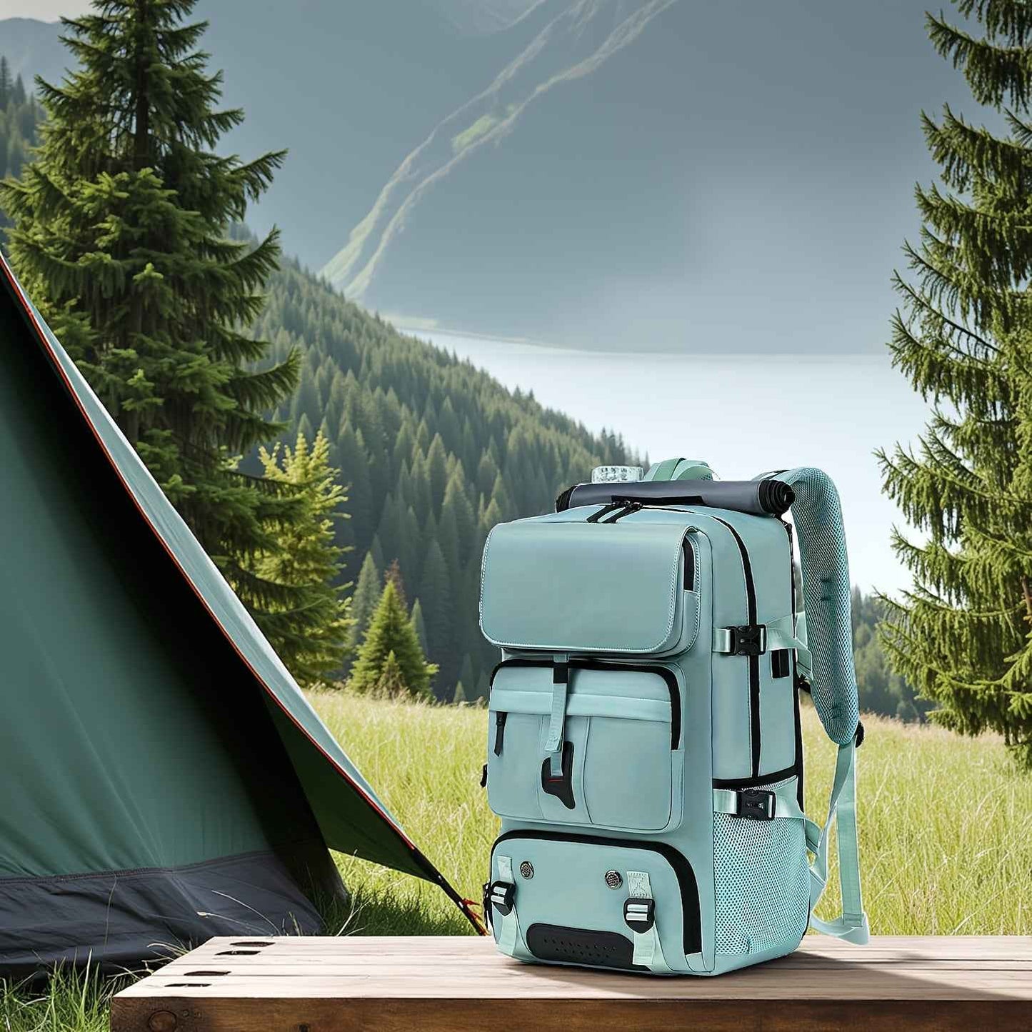 One Large Capacity Laptop Backpack, Designed for Both Men And Women, Featuring a Multifunctional Travel Design with a Compartment for Shoes, Ideal for Business Trips, Travel, College, Holiday Travel, Party Gifts, School Use