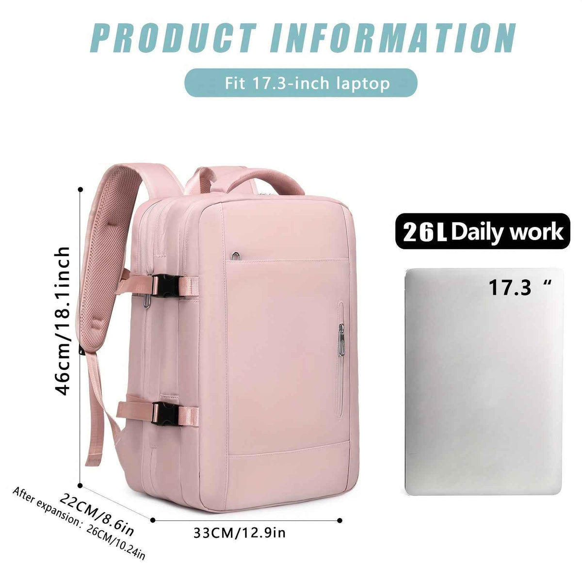 [Lightweight|Large Capacity] Lightweight Large Capacity Backpack | 15.6