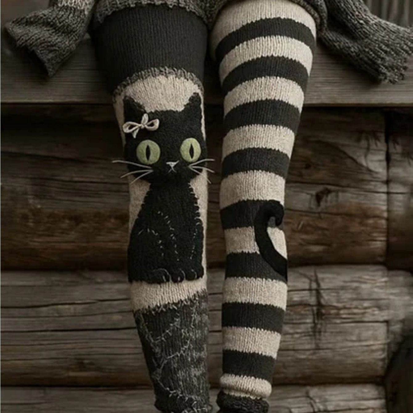 Women'S Gothic Victorian Vampire Bat & Skull Print Leggings - Stretchy Slim-Fit Full-Length Pants with & Striped Design, Machine Washable Tights for Halloween Costumes, Themed Parties, Carnival & Casual Attire - Gothic Style SS69 17.69 Dark Gray / XXL