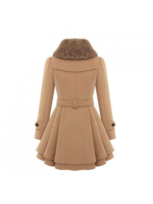 Plus Size - Plus Size Women'S Korean Winter Coat Elegant Fleece Jacket, Coats For Women Plus Size, Oversized Hoodie, Winter Coats For Women Plus Size, Womens Peacoat, Business Professional Women, Curve Coats, Ladies Coats, Bl