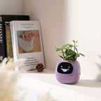 Cubidupi Smart Mini Planter Robot - Self-Watering Electronic Pet Plant Pot with Alerts, /Outdoor Plant Care, Cute Desktop Greenery Companion for Home, Office, Room - Low-Maintenance Gift (Compatible with Smart