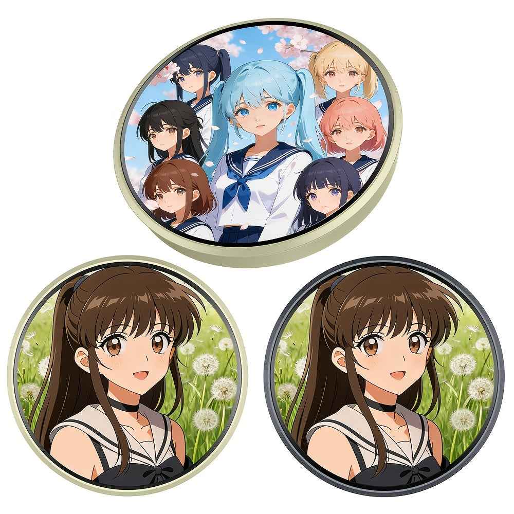 Creative Touch Screen Electronic Badges, Wearable Decorative Electronic Pins, Outdoor Decorative Badges, Content for Friend Search And Sharing, Matching Companions for Outdoor Socializing