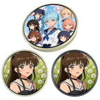 Creative Touch Screen Electronic Badges, Wearable Decorative Electronic Pins, Outdoor Decorative Badges, Content for Friend Search And Sharing, Matching Companions for Outdoor Socializing