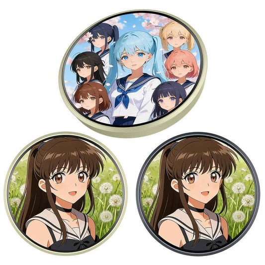 Creative Touch Screen Electronic Badges, Wearable Decorative Electronic Pins, Outdoor Decorative Badges, Content for Friend Search And Sharing, Matching Companions for Outdoor Socializing