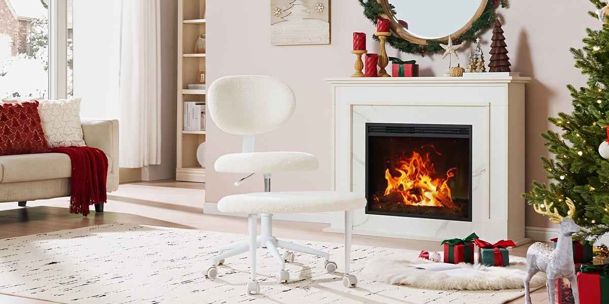 Ergonomic Cross Legged Office Chair | 360° Swivel, Adjustable Height, Lumbar Support, Velvet and PU Leather Black, Stainless Steel Frame, Memory Foam, Perfect Christmas Gift for Fidgety Sitters and Yoga Lover.