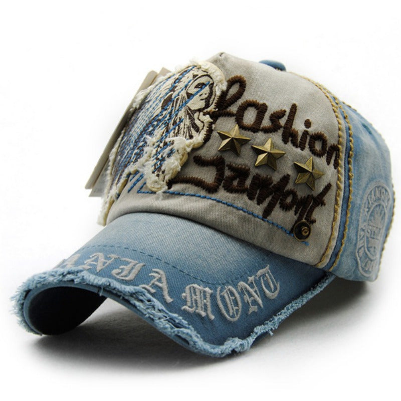 Men's Summer Hat - Trendy Baseball Cap, Casual Letters, Outdoor Personality for Young Men SS69 19.69 Cowboy Orchid / Average Size