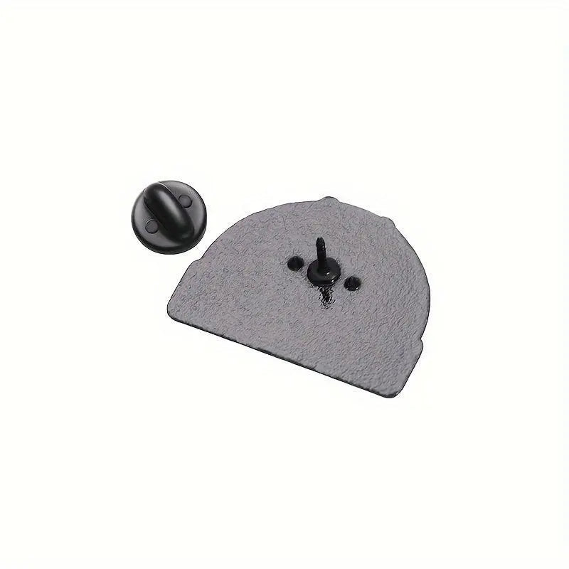 1-5pcs Cartoon Anime Creative Quirky White Cat Badge Decoration Clothing Accessories Metal Badge Brooch Exploration Badge Accessories SS69