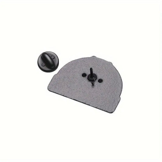 1-5pcs Cartoon Anime Creative Quirky White Cat Badge Decoration Clothing Accessories Metal Badge Brooch Exploration Badge Accessories SS69