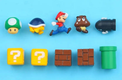 1 Set Japan Game Figure Super Mario Bros Fridge Magnets Refrigerator Stickers Ornament Luigi Yoshi Toad Mini Figurine Doll SS69 11.69 B
