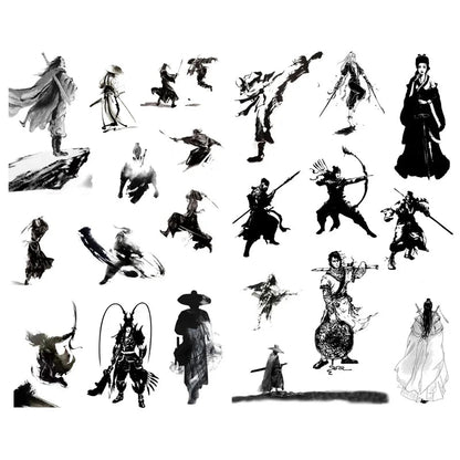 1 PCS Retro Chinese Girls in the Dream of Red Mansion Scrapbook Book Journal Stationery Stickers School Office Art Supplies - SS69