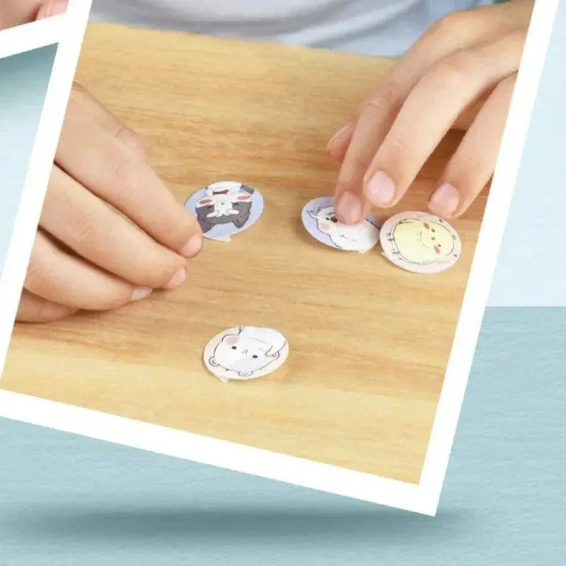 100pcs/120pcs Cartoon Round Band Aid Strip Shape Wound Plaster for First Aid Strips Dressing Patch Adhesive Bandages Woundplast SS69