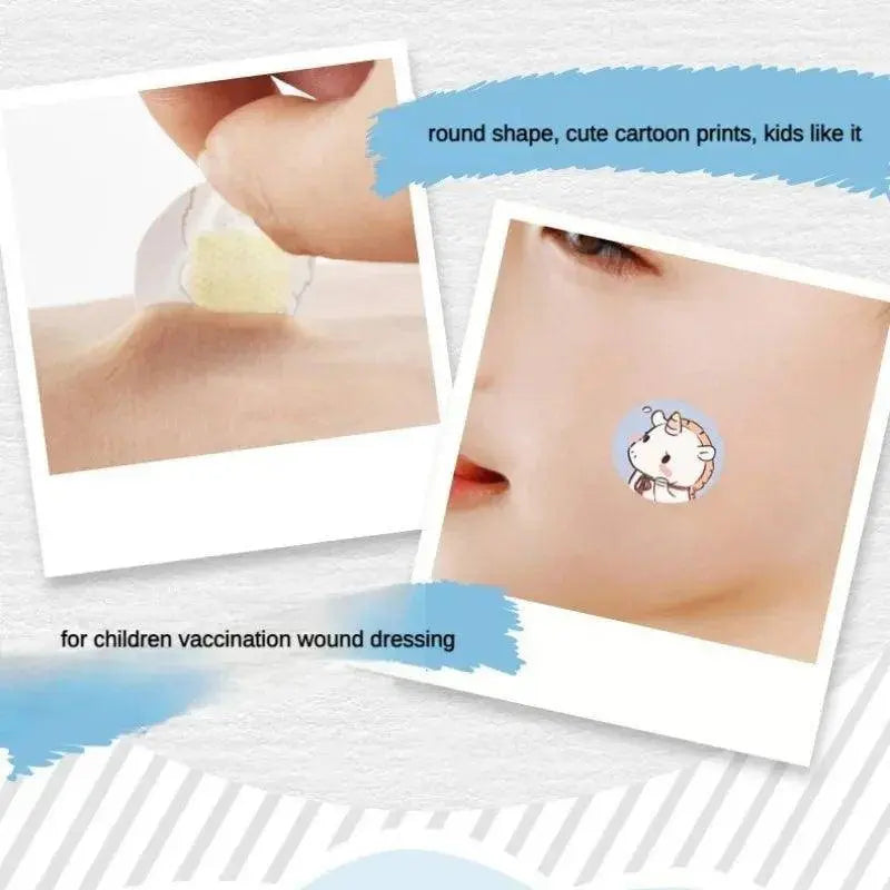 100pcs/120pcs Cartoon Round Band Aid Strip Shape Wound Plaster for First Aid Strips Dressing Patch Adhesive Bandages Woundplast SS69