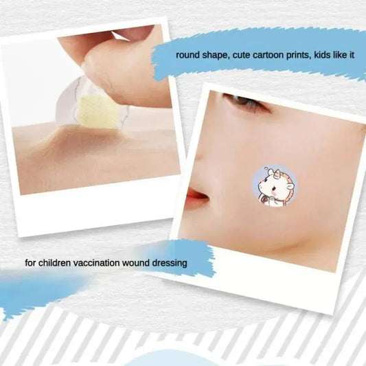 100pcs/120pcs Cartoon Round Band Aid Strip Shape Wound Plaster for First Aid Strips Dressing Patch Adhesive Bandages Woundplast SS69