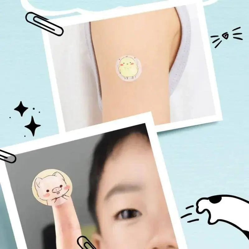 100pcs/120pcs Cartoon Round Band Aid Strip Shape Wound Plaster for First Aid Strips Dressing Patch Adhesive Bandages Woundplast SS69