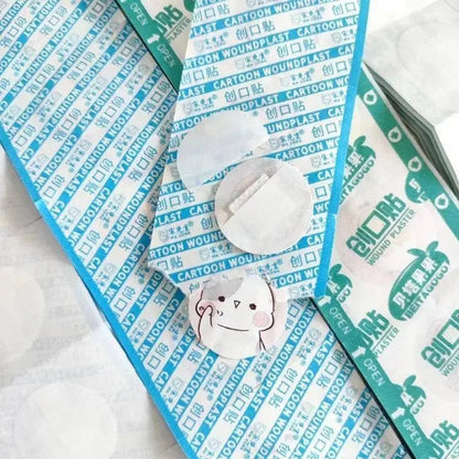 100pcs/120pcs Cartoon Round Band Aid Strip Shape Wound Plaster for First Aid Strips Dressing Patch Adhesive Bandages Woundplast SS69