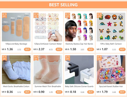 100pcs/lot Cartoon Patterned Curitas Adhesive Bandages Plaster Curved Patch Wound Strips Dressing Band Aid for Children Utensils - SS69