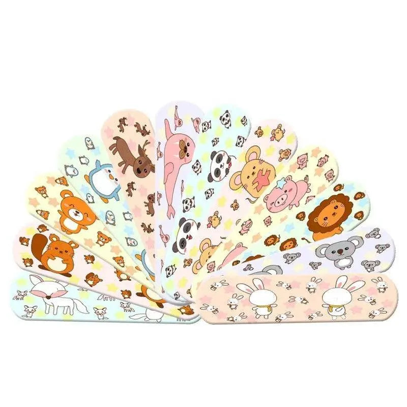 100pcs/set Band Aid Pattern Adhesive Plaster Bandage Breathable Waterproof Stickers SS69