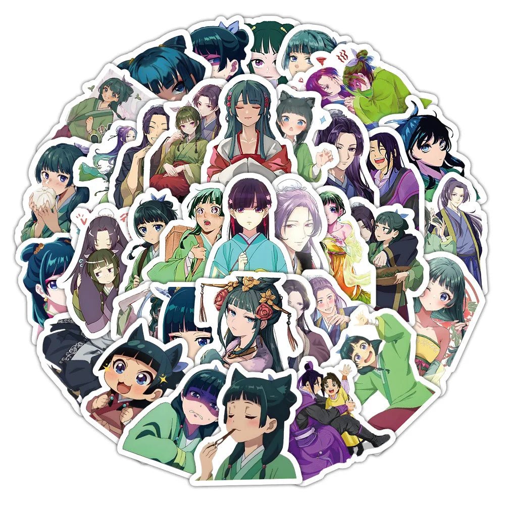 10/60PCS The Apothecary Diaries Cartoon Stickers Funny Animation Graffiti Decoration Kids Toys Laptop Phone Guitar Bike Decals - SS69