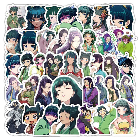 10/60PCS The Apothecary Diaries Cartoon Stickers Funny Animation Graffiti Decoration Kids Toys Laptop Phone Guitar Bike Decals - SS69