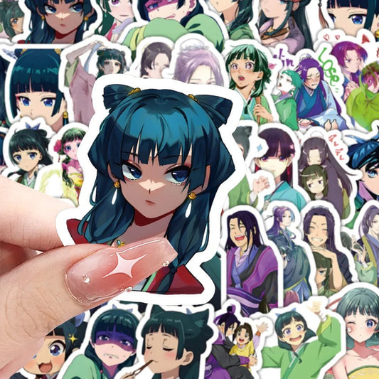 10/60PCS The Apothecary Diaries Cartoon Stickers Funny Animation Graffiti Decoration Kids Toys Laptop Phone Guitar Bike Decals - SS69