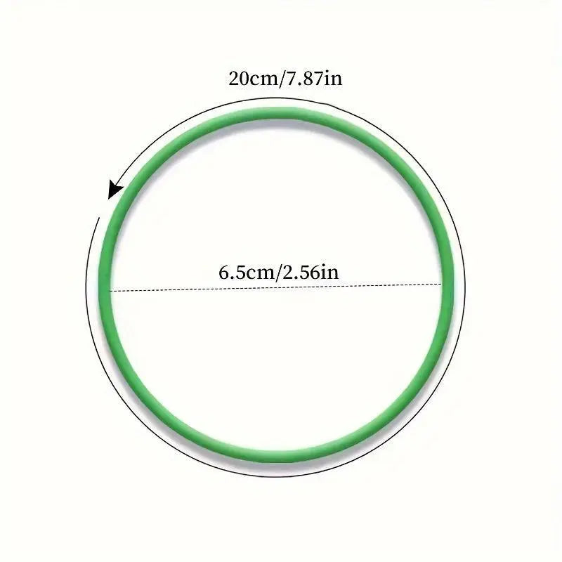 10pc Luminous Silicone Bracelet Set Simple Style Hand Jewelry Decoration Party Favors, For Music Festival SS69