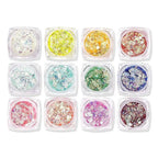 12 Colors Glitter Gel Makeup Glow in The Dark Body Glitter Gel UV Face Glitter for Women Festival Party Glitter Makeup Gel SS69