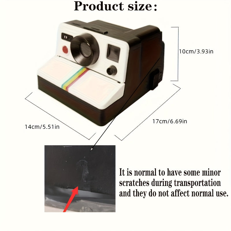 Retro Camera Design Toilet Paper Holder - Unique Tissue Dispenser, Chic Polyresin Home Decor Accessory, Perfect Gift Idea for Bathroom or Kitchen, Toilet Accessories SS69