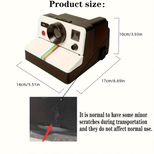 Retro Camera Design Toilet Paper Holder - Unique Tissue Dispenser, Chic Polyresin Home Decor Accessory, Perfect Gift Idea for Bathroom or Kitchen, Toilet Accessories SS69