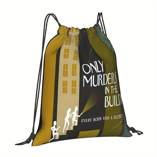 In The Building Drawstring Backpack - True Crime Inspired 