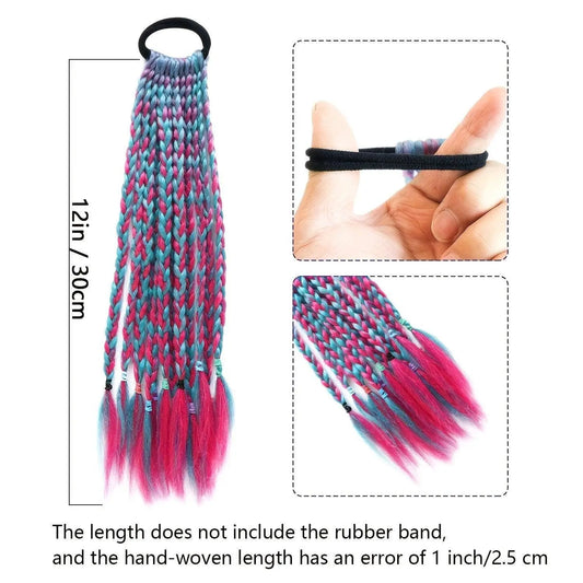 12pcs/pack, Delicate Sweet Cute Gorgeous Y2K Hair Extensions - SS69