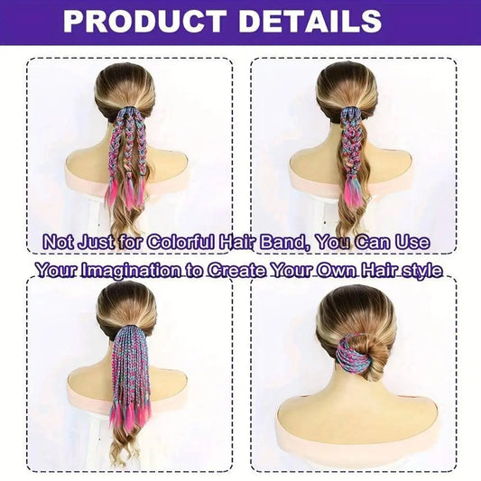 12pcs/pack, Delicate Sweet Cute Gorgeous Y2K Hair Extensions - SS69