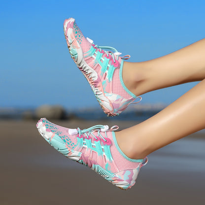 [Quick-Dry Water Shoes] Breathable Quick-Dry Water Shoes For Women Men - Barefoot Aqua Sports Beach River Hiking Athletic Swim Surf Pool Diving Camping Must Haves Outdoor Gear - SS69