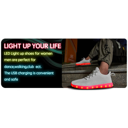 ALCUBIEREE Women'S Neon Glow-in-the-Dark Sneakers with USB Rechargeable Battery & LED Lights - Low-Top Breathable Sneakers with Lace-Up Closure, Festival Footwear, Trendy Footwear, Comfortable Fit, Lightweight Footwear, Fashi