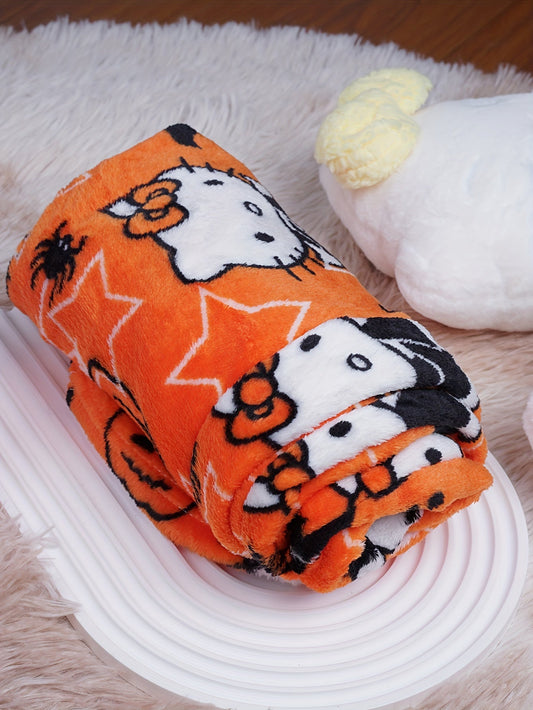 Sanrio Hello Kitty Women's Y2K Kawaii Anime Flannel Pajama Pants - Halloween Cartoon Print Sleepwear, Warm Cozy All-Season Casual Lounge Pants for Adults, Hello Kitty Pajama Pants, Adult Loungewear, Playful Sleepwear, Comfort SS69