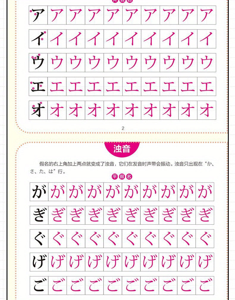 Standard Japanese Katakana Practice Sheet: A Comprehensive Guide for Beginners and Intermediate Learners, Chinese Version SS69