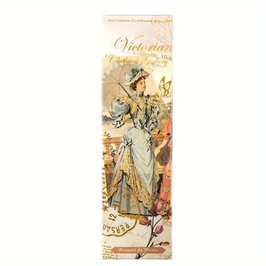 30PCS Exquisite Victorian Style Paper Bookmarks Set - Durable, Easy-to-Use, and Attractive Page Markers for Reading, Featuring Vintage Fashion Inspired Design, Perfect for Back-to-School Gifts, Teacher Appreciation, and Book SS69 8.69 Vintage/30PCS