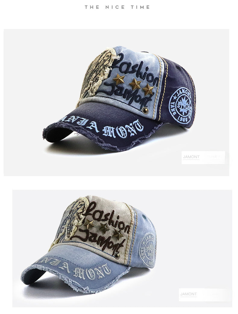 Men's Summer Hat - Trendy Baseball Cap, Casual Letters, Outdoor Personality for Young Men SS69