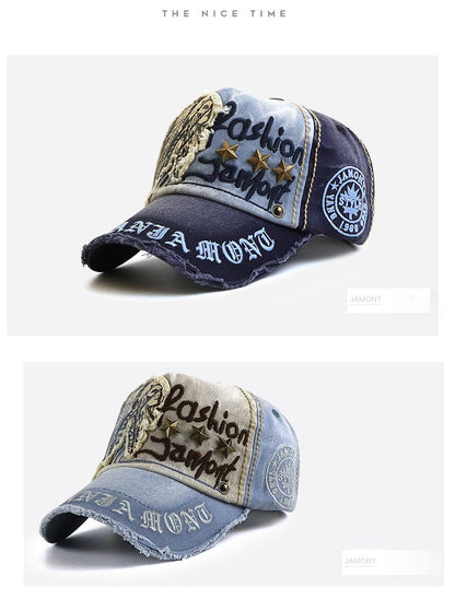 Men's Summer Hat - Trendy Baseball Cap, Casual Letters, Outdoor Personality for Young Men SS69