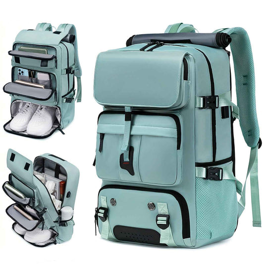 One Large Capacity Laptop Backpack, Designed for Both Men And Women, Featuring a Multifunctional Travel Design with a Compartment for Shoes, Ideal for Business Trips, Travel, College, Holiday Travel, Party Gifts, School Use