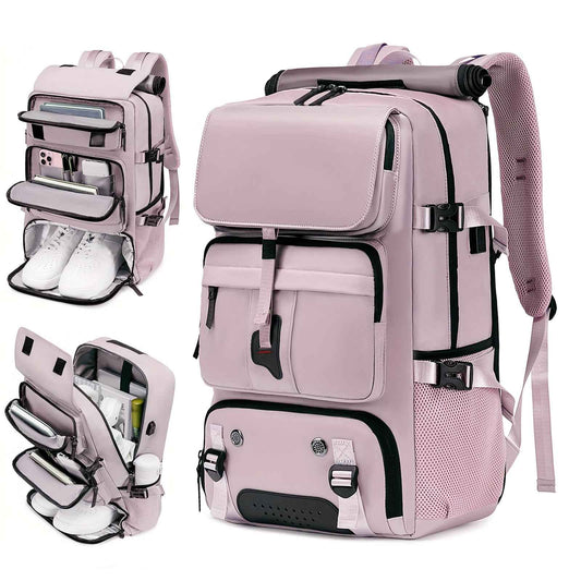 One Large Capacity Laptop Backpack, Designed for Both Men And Women, Featuring a Multifunctional Travel Design with a Compartment for Shoes, Ideal for Business Trips, Travel, College, Holiday Travel, Party Gifts, School Use