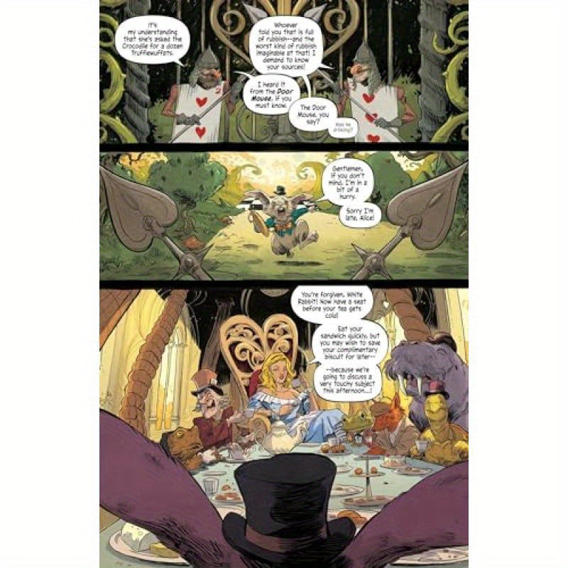 Boom! Studios Alice Never After Graphic Novel - Twisted Wonderland English Edition by Dan Panosian, Giancarlo Alessandrini, Giancarlo Spalletta, Francesco Segala - Publication Date 2024-05-07 SS69