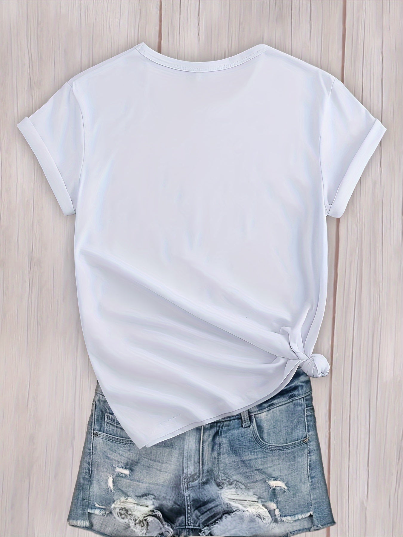 180g Women's Casual Crew Neck Short Sleeve T-Shirt, 100% Knit Fabric, All - Season Comfort Fit with Bold Pop Art Graphic Print, Round Neck Athletic Top for Adults, Everyday Tshirt | Artistic Fashion | Machine Washable, Ladies T - SS69