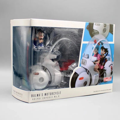 18cm SHF Dragon Ball Figures Bulma's Motorcycle Hoipoi Capsule No. 9 Action Figure PVC Collection Bulma Goku Figurine Model Toys - SS69