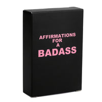 Badass Affirmations Cards, Daily Motivational & Inspirational Paper Cards for Women, Empowering Birthday Gifts, Humorous Small Size, Self-Confidence Boosters SS69