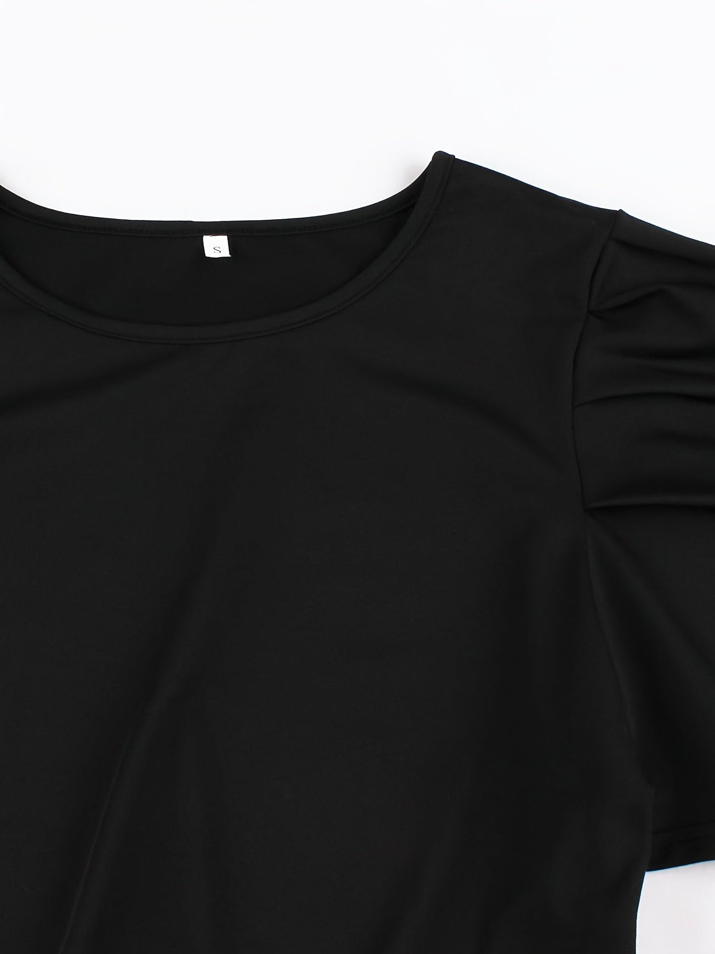 [Vintage Print Midi Dress] Orange Vintage-Inspired Print Midi Dress - Puff Sleeves, Round Neck, Elastic Waist & Belt Detail, Machine Washable Polyester SS69