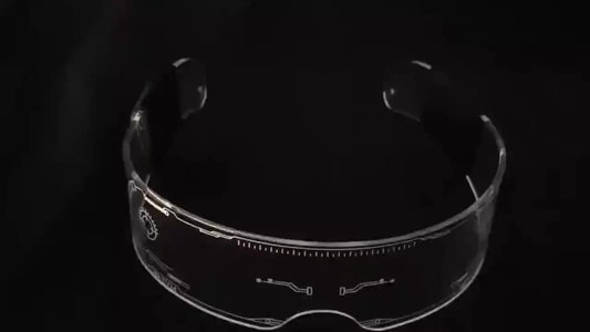 1PC LED Glasses Punk Style Light Up Glasses With Fantasy 7 Colors - SS69