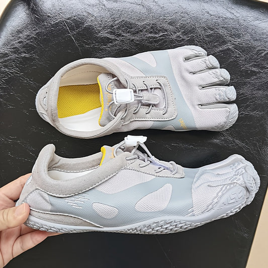 FiveFingers Split Toe Shoes - Unisex - Lightweight Breathable Mesh - with Thick Non-Slip Rubber Sole - for Yoga, Training & Water Sports (35-40 Size Up Recommended) - Casual Low-Top Sneakers