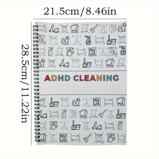 36 Page Attention Deficit Disorder Cleaning Plan Board - A Comprehensive Home Maintenance Organization Checklist Covering Daily, Periodic, Monthly, And Annual Tasks, with a Household Schedule SS69